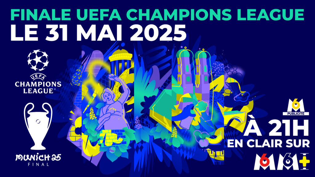M6 diffuseur de la Finale UEFA Champions League le 31 Mai 2025