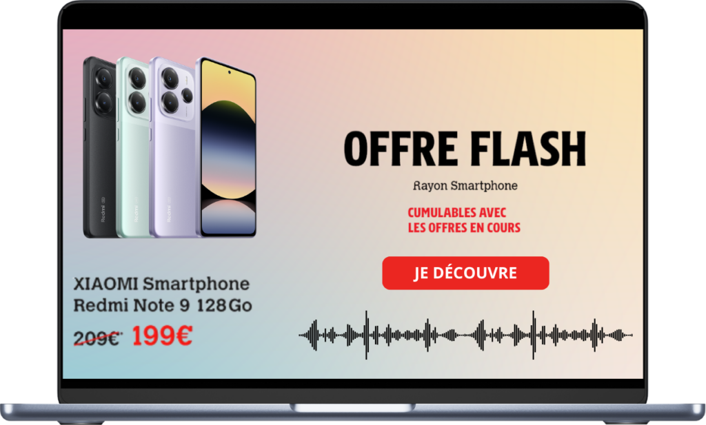 Maquette visuelle M6+Audio